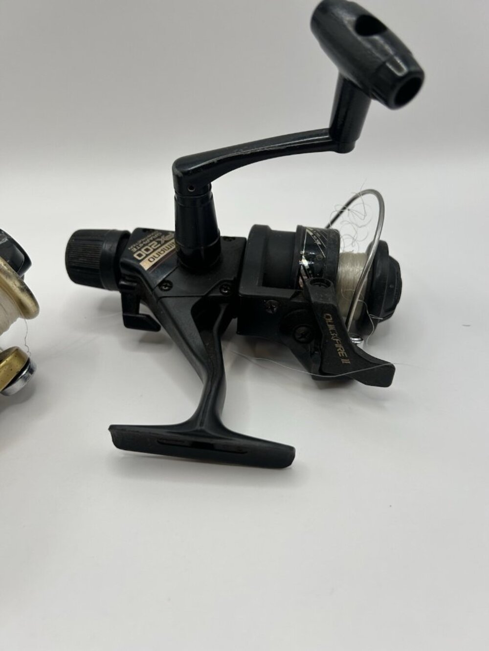Vintage Spinning Fishing Reels Lot Zebco 6020 & Shimano FX200 Untested Fish Gift - Picture 8 of 13